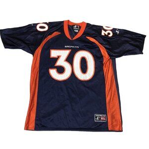 Vintage Logo Athletic Terrell Davis  Denver Broncos #30 Jersey Size XL USA  Made